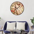 thumbnail image 4 of Reloj de pared de 12 pulgadas, reloj de pared de salón, reloj de pared antiguo, reloj de pared de madera simple Adepaton BST3004281-1, 4 of 6