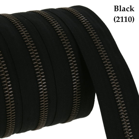 Riri Zipper, Continuous Chain, Combi, Antique Brass Teeth (AM)
