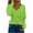 Green, variant on White Long Sleeve Tops for Women Womens Casual Sweatshirt Solid V Neck Long Sleeve Casual Versatile Sweatshirts