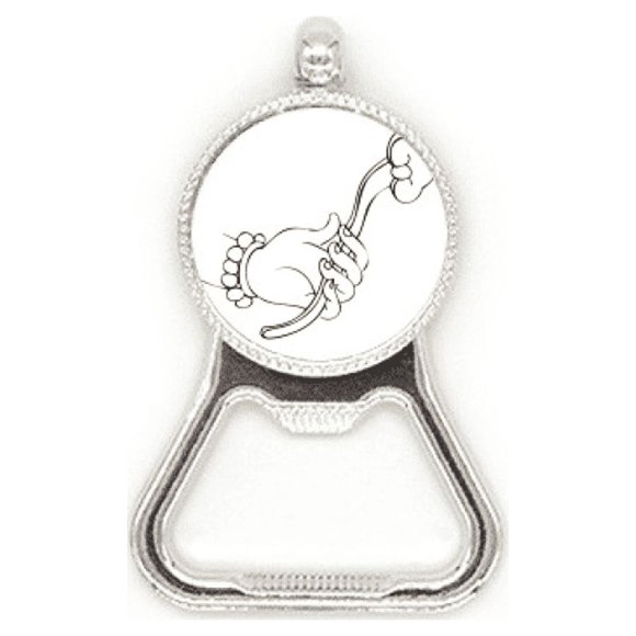 Culture and Ruyi Line Drawing Pattern Metal Beer Bottle Cap Opener Duty Stainless Steel