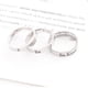 thumbnail image 3 of Anillo BeKind de acero de titanio para mujer, joyería europea y americana, joyería para parejas, nicho para hombre, Navidad, 3 of 6
