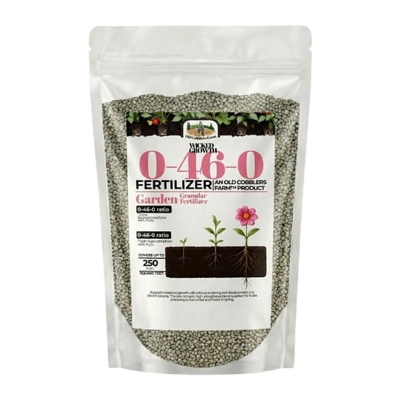 Old Cobblers Farm™ 0-46-0 Fertilizer - for Strong Roots and Vibrant Growth (5 lbs | 10 lbs | 15 lbs | 20 lbs) (5 lbs)