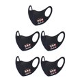 thumbnail image 1 of serony Christmas-Themed Cosplay Facial Mask Dustproof Elastic Ear Wearing Face Cover with Filter Type E D 5Set, 1 of 6