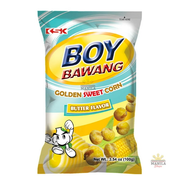 Boy Bawang Golden Sweet Corn in Butter Flavor in 100g
