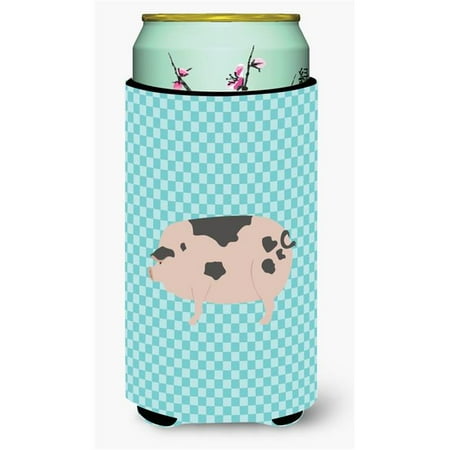 

Carolines Treasures BB8114TBC Gloucester Old Spot Pig Blue Check Tall Boy Beverage Insulator Hugger