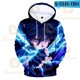 thumbnail image 1 of Kids Naruto Hoodie Kakashi Print Hatake Sasuke 3D Hooded Pullover Cosplay Harajuku Casual Tracksuit Cool Autumn Hoody TopsXXL Adult (80-90kg) Gao Jinjia LED, 1 of 2