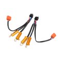 thumbnail image 4 of 2pcs LED Lights Load Resistor Adapter T50W8RJ 50W 8Ω 6000K Aluminum Alloy Ceramic Female for Headlight, 4 of 14