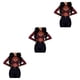 thumbnail image 4 of Sonducket Camiseta básica de mujer Sexy de manga larga transparente para mujer camiseta cuello lavable Tops para primavera negro S Type5 NO5 Sonducket CBP196771, 4 of 6