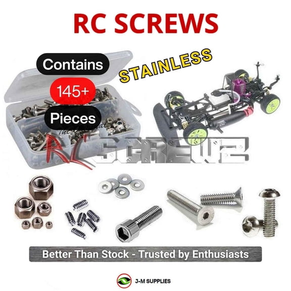RCScrewZ Stainless Screw Kit ser001 for Serpent Impulse/Pro 1/10th Nitro #801020 RC Car | SET