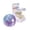 C006- Half Cup Starry Light Style F, variant on Sensory Squeeze Toys, Relaxation Gifts for Teens and Adults, 2.5 Inch Clear Liquid Filled Squeeze Ball, Stocking Stuffer Squeeze Toys, Semi-Transparent Gradient Purple Blue Starry