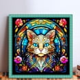 thumbnail image 2 of Hilo algodón bordado vitral 11CT punto cruz gato (ACC-1550), 2 of 9