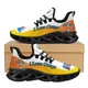 thumbnail image 1 of Zapatos de malla para mujer, diseño de la bandera del Congo, zapatillas planas ligeras para mujer, calzado de tenis con cordones para mujer, 1 of 6