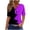 Purple, variant on Raeneomay Oversized T Shirts for Women Summer Tops for Women Vacation Trendy V Neck Short Sleeve Shirts Casual Loose Spring Vintage Floral Print Comfy Tunic Clothes