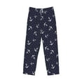 thumbnail image 4 of Goofa Anchor Printed Soft Pajama Pants for Men, Wide Leg Comfy Casual Lounge Yoga Pants-X-Large, 4 of 9