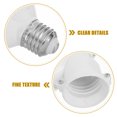 thumbnail image 4 of ColoMX 10 Uds. Divisor de casquillo de luz E27 a E27, divisor de casquillos de bombilla, adaptadores de bombilla, 4 of 7