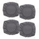 thumbnail image 4 of 4 de asiento de comedor tapizadas , funda para cojín de asiento Grey_M Gloria Funda de asiento de silla de comedor, 4 of 9