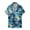 Blue, variant on Hawaiian Button Down Shirt Men Plam Print Short Sleeve Casual Oversized Shirt Summer Vacation Beach Shirts for Men 2026 Multicolor-4 XXXXL