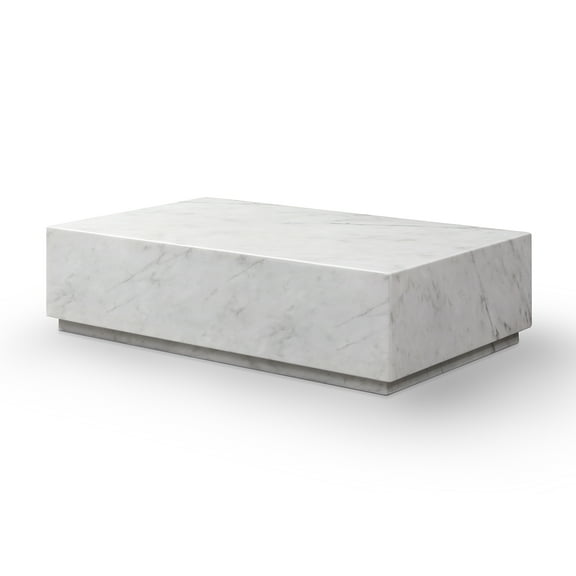 Whiteline Modern Living Iris Coffee Table, White