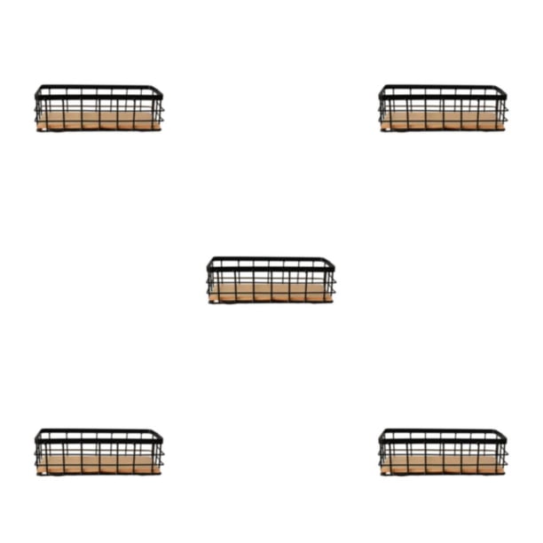 Matsuzay Cubo de almacenamiento montado en la pared Rectangular Misceláneas Fragancia Artículos de tocador Estante de control remoto con Type2 NO2