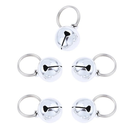 

5PCS Platinum Gold Bells Open Copper Christmas Bells Pet Accessories Cat Dog Bells Save Birds Wildlife Copper Decoration