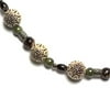 Cousin Wood Yellow, Purple & Green Linked Strand, 34 Piece