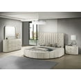 thumbnail image 2 of Sonya 4-piece Upholstered Queen Bedroom Set Ivory, 2 of 18