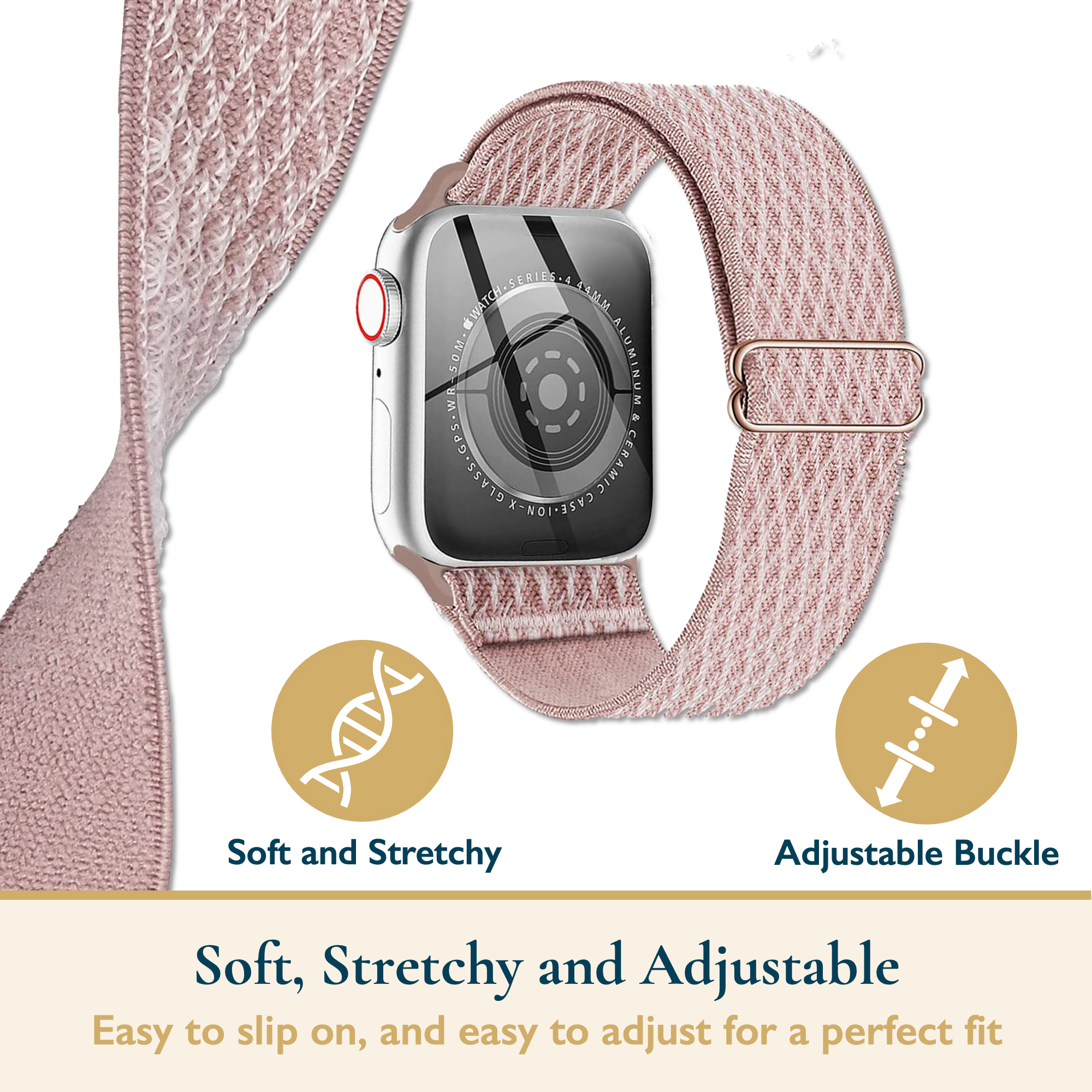 ComfiTime Nylon Apple Watch Band Stretchy Solo Loop photo 7