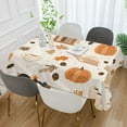 thumbnail image 2 of Yayeee Tablecloths 54" x 72" Rectangle Wrinkle Resistant Party Table Cover, Orange Fall Pumpkin, 2 of 8