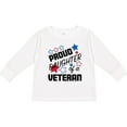 thumbnail image 3 of Inktastic Proud Daughter of a Veteran Veterans Day Girls Long Sleeve Toddler T-Shirt, 3 of 5