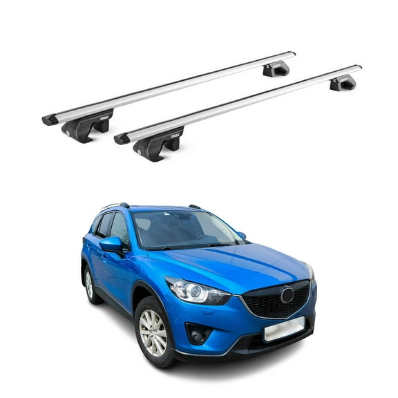 OMAC Roof Rack Cross Bars Fits Mazda CX-5 2013-2016 Silver Luggage Carrier 2 Pcs