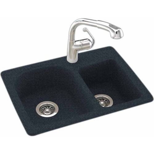 Swan KSDB2518010 25" x 18" Swanstone DoubleBasin Dual Mount Kitchen