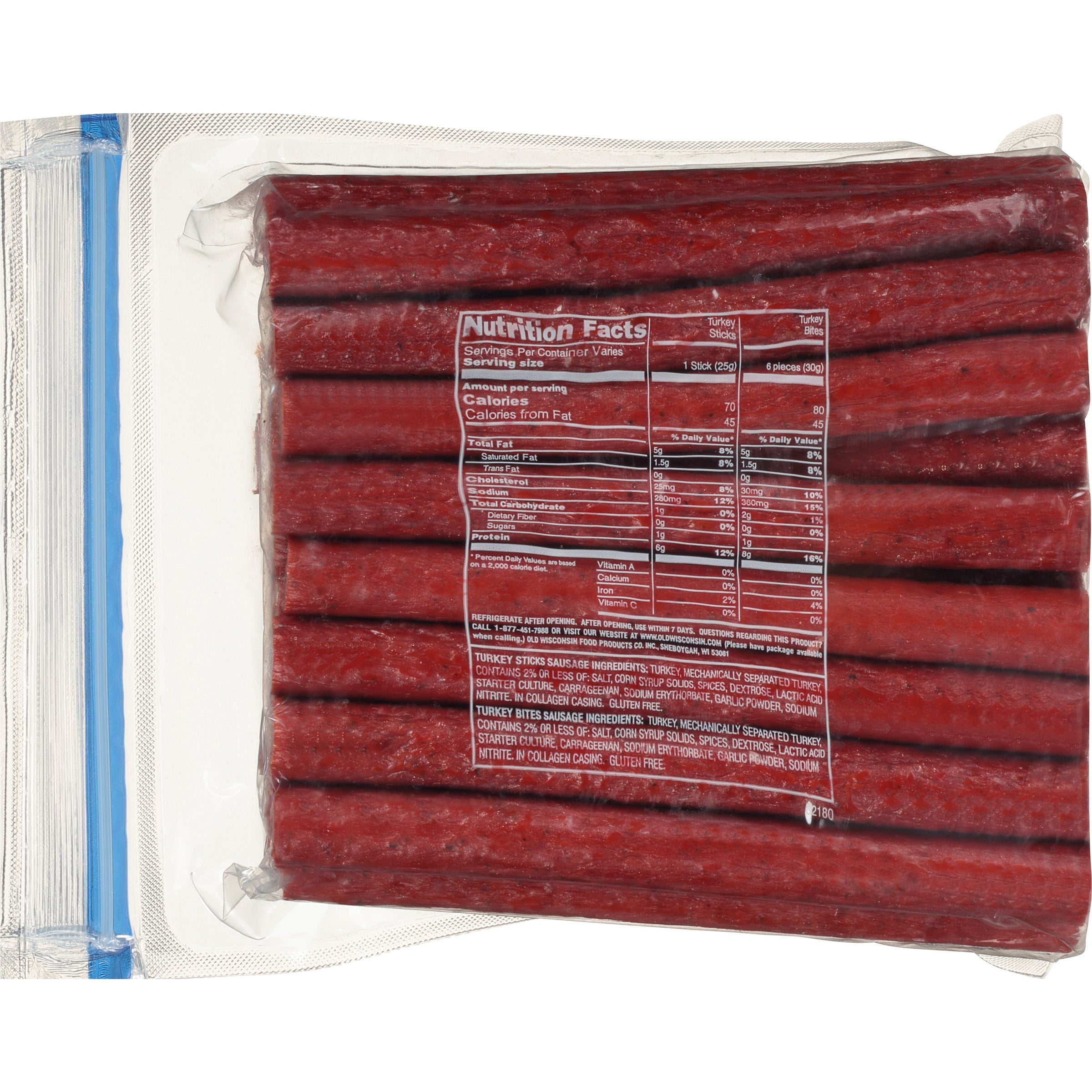 Old Wisconsin® Turkey Sausage Snack Sticks 32 oz. Pack
