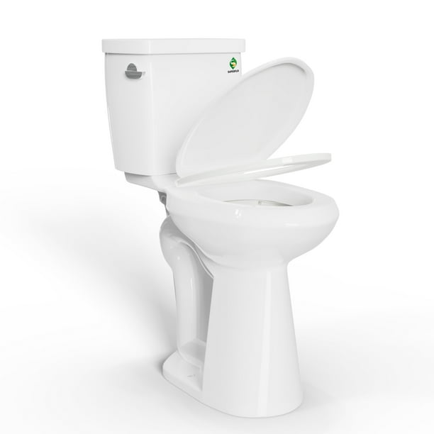 SUPERFLO Extra Tall Toilets 21 Inch Toilet Bowl Height & 12inch Roughin High Toilets For