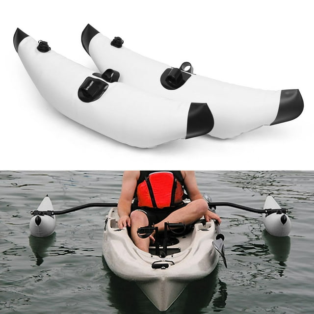 Kayak Outrigger Stabilizer System Inflatable Floats For Added Stability And Safety With Secure Locking Ferrule For Sailing Fishing Paddling