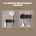 thumbnail image 7 of KOYPTL Home Mop and Broom Organizer Wall Mount - Easy to Install Mop and Broom Holder Wall Mount for Storing Cleaning Supplies - Organizer Utility Racks Mop Holder and Broom Hanger 2 Slots Black, 7 of 7
