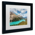 thumbnail image 3 of Trademark Fine Art 'Peyto Lake' Canvas Art by Pierre Leclerc, White Matte, Black Frame, 3 of 4