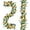 Large-2pcs, variant on 3 Pack Artificial Sunflower Garland, 7.5ft/Strand Silk Sunflowers Hanging Vines Flowers with Green Leaves for Room Kitchen Garden Birthday Wedding Baby Shower Party Table Decor Large