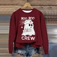 thumbnail image 2 of Women's Hoodless Sweatshirt for Women Lightweight Halloween Crew Neck Top for Seasonal Comfort and Cozy Wear S, 2 of 4