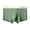 Dark Green, variant on ZenCart Men Boxer Underwear Mid-rise Elastic Waist U-Convex Shorts Briefs Patchwork Color U-Convex Breathable Panties
