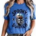 thumbnail image 4 of Comfort Colors 1717 Spooky Summer Skeleton Drink Graphic T-Shirt 100% Cotton - Gift for Halloween, 4 of 5