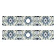 thumbnail image 7 of Yayeee Faucet Mat for Kitchen Sink 30" Diatomite Long Splash Guard Pad, Green Floral, 2 Pack, 7 of 7