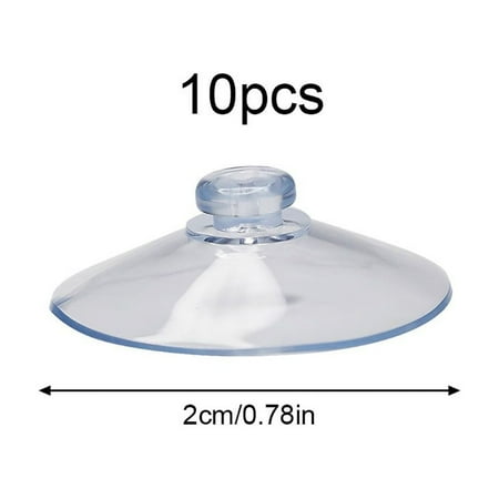 

10Pcs Suction Cups - Any Type - Wide Range - Clear Plastic/Rubber Casement Suckers