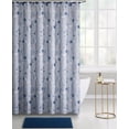thumbnail image 1 of Seventh Studio Begonia Ensemble de Rideau de Douche 14 Pcs, Bleu, 1 of 3