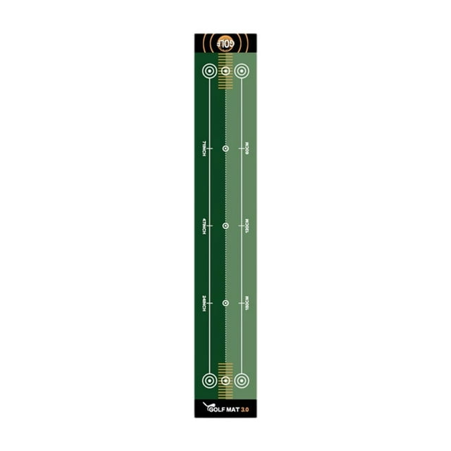 Colaxi Golf Putting Mat Golf Putter Training Lightweight Hitting Mat Training Aid Equipment Improving Putting Skills for Home Garden B