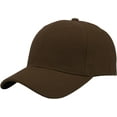 thumbnail image 2 of Solid Baseball Cap Velcro Adjustable Closure Plain Dad Hat, 2 of 6