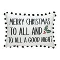 thumbnail image 4 of VHC Brands Holiday Christmas Decorations Annie Red Check to All A Good Night Pillow 9.5x14, 4 of 4