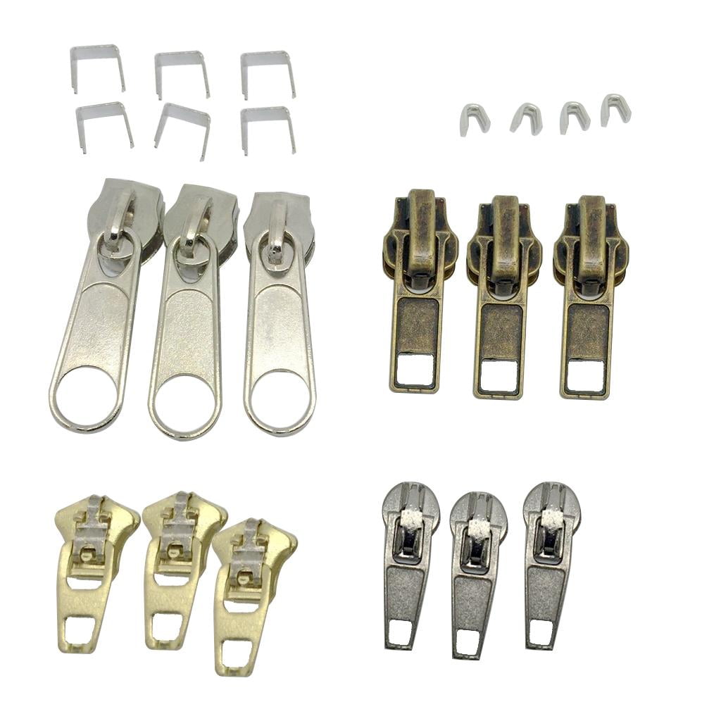 QccHieUs 22 Pieces Zipper Replacement Zipper Repair Kit with Zipper Install Pliers Tool