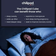 Chilipad Cube Bed Cooling System - Cooling & Heating Mattress Topper, ME Half Cal King Bedsize