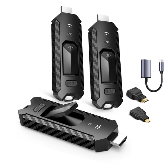 Transmisor HDMI inalámbrico y dos receptores Yomais G7R PRO