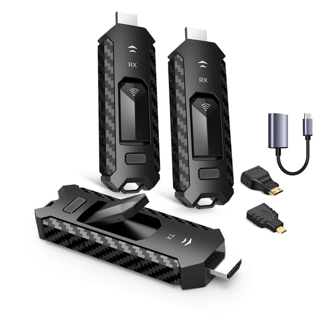 Transmisor HDMI inalámbrico y dos receptores Yomais G7R PRO